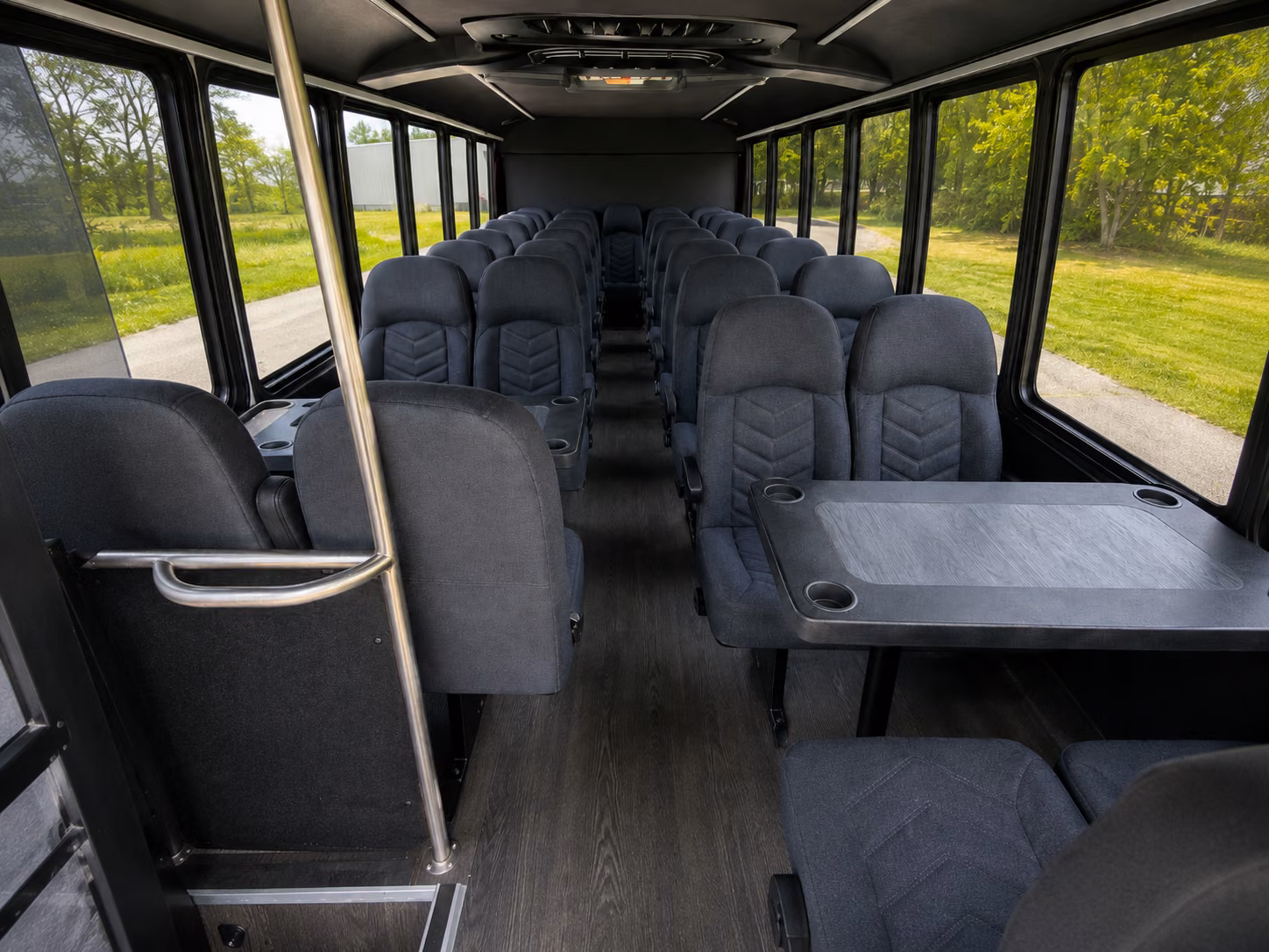 rialto 20 passenger minibus inside