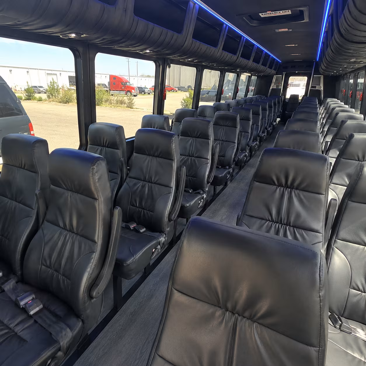 rialto 28 passenger minibus inside