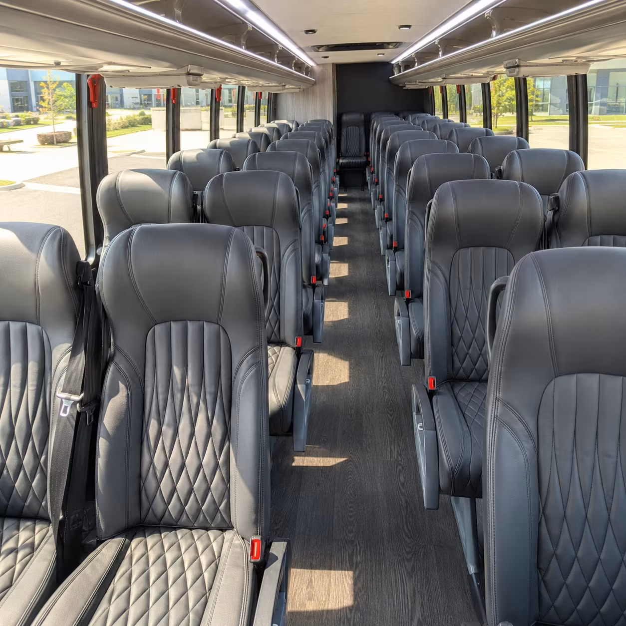 rialto 30 passenger minibus interior