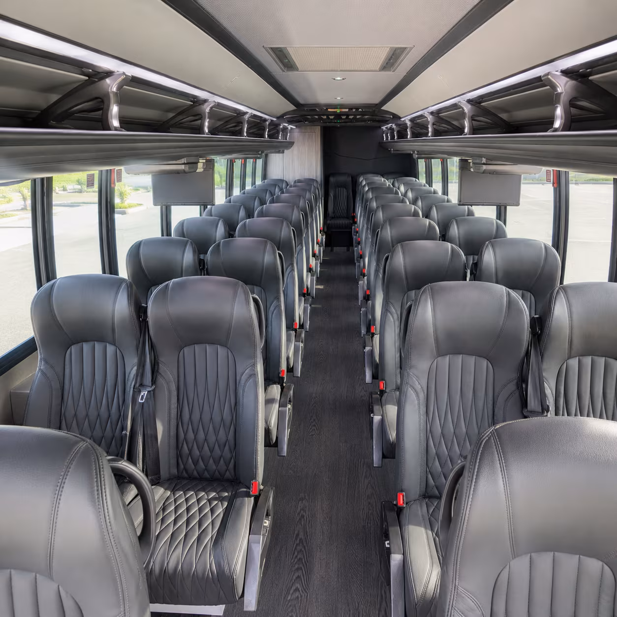 rialto 35 passenger minibus inside