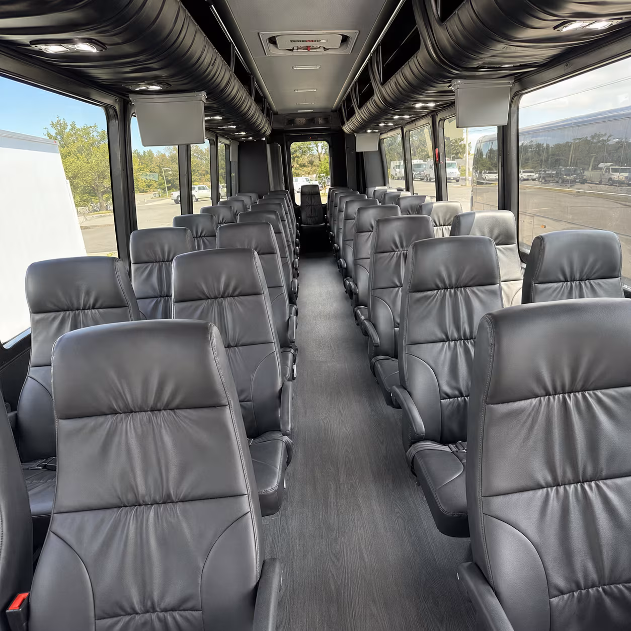 rialto 35 passenger minibus interior