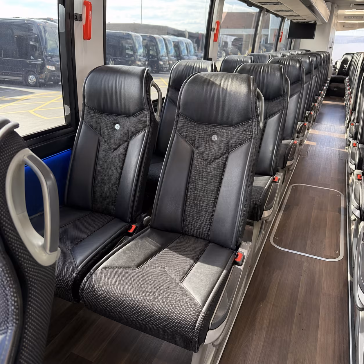 rialto 40 passenger charter bus interior