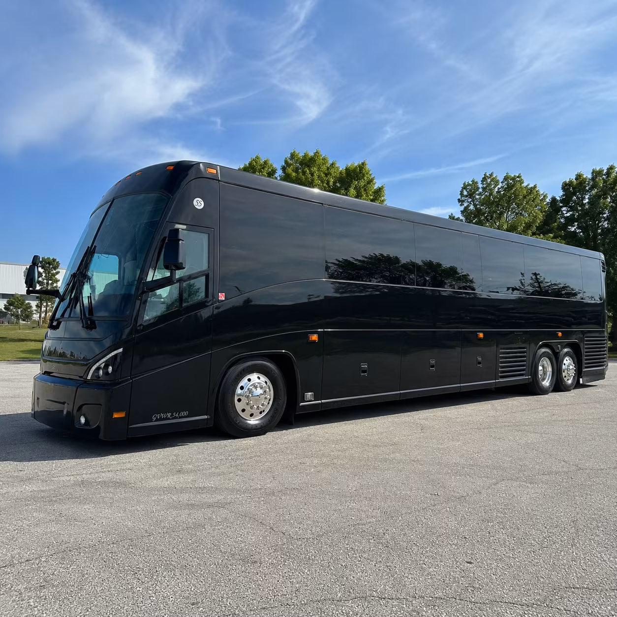 rialto 47 passenger charter bus