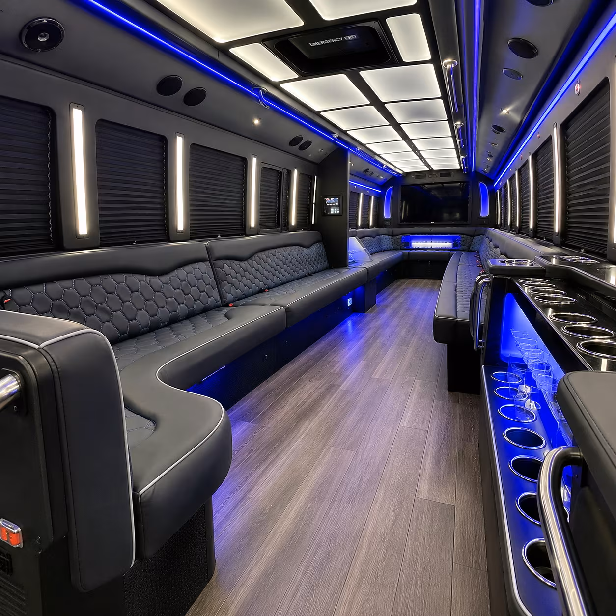 rialto corporate party bus rental