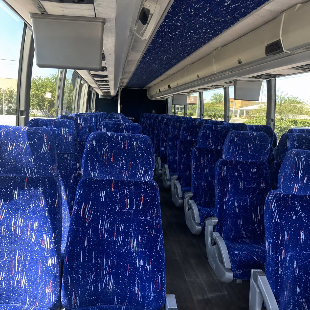 rialto sporting event transportation onboard seating