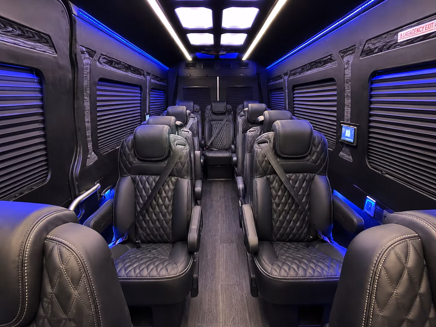 rialto sprinter van with driver inside