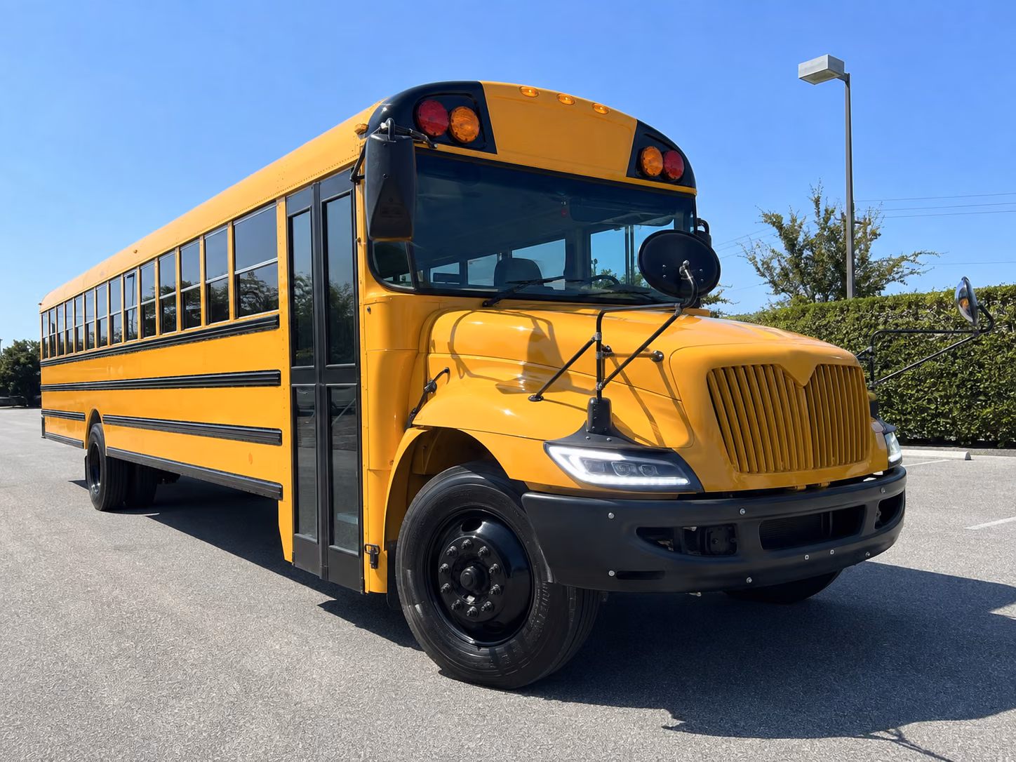 school buses for rialto student trips to the california route 66 museum